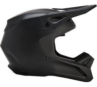 FOX V1 Matte Black 2023 Youth Motocross Helmet, black, size S