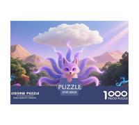 Fox1000Pieces JigsawPuzzleswildlife ForAdults Colourful LargePiecePuzzles Age12+byth HomeDecoration Brainteasing Adults Jigsaw Puzzle 38x26cm/1000pcs