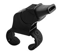 Fox40 Unisex FOX 40 SONIK BLAST WHISTLE WITH FINGER GRIP, black set, One Size UK