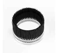 FoxAlien Brush Replacement for 69mm Diameter Dust Shoe for CNC Router Machine, Compatible with 52mm Spindle Motor and 65mm Router, Hose Diameter 38mm