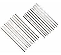FOXBC 6-1/2-Inch Coping Saw Blades, 6-1/2-Inch Long Between Pins, 0.125-Inch x 020-Inch x 15 TPI (10-Pack), 18TPI (10-Pack)