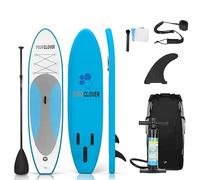 FOXCID Inflatable Stand Up Paddle Board with SUP Accessories, Anti-Slip EVA Deck, 10’6’’ Inflatable Paddle Boards for Adults & Youth of All Skill Levels