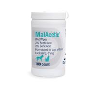 FOXCUP MalAcetic Wet Wipes for Dogs and Cats, 100 ct