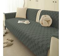 Foxdecor Fuzzy Dog Bed Cover, Couch Covers for Pets, Anti Slip Sofa Cover Velvet Dog Blanket Couch Protector Washable Dog Mat, Pet Bed Mat for Sofa, Grey 30x70 inch