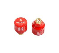 Foxeer Lollipop 4 Stubby 2.6Dbi Omni LHCP RHCP SMA RP-SMA Compatible With RC Racing Freestyle Monitor Goggle DIY Parts(2PCS LHCP RED SMA)