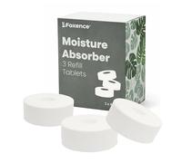 Foxence Moisture Absorber Refills, 3 x 450g Pack, Dehumidifier Crystals for 1L Moisture Absorber, Prevents Damp, Mould in Bedroom, Bathroom, Wardrobe