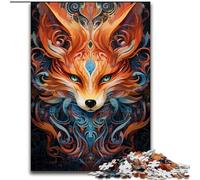 Foxes Colourful 1000 Piece Jigsaw Puzzles for Teenagers, Educational Stress Relief Toy for Is Ideal As A Gift for The Whole Family (50x75cm)