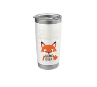 Foxes Pun Forest Animal Humor Fox Game Don’t Look at the Fox Stainless Steel Insulated Tumbler
