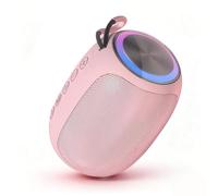 FoxGift Portable Bluetooth 5.0 Speaker with Vibrant RGB LED Light, 360° Stereo Sound, Enhanced Bass, TWS Function for Travel, Sport, Camping