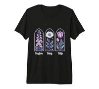 Foxglove Daisy Tulip Beautiful Bloom Inspired by Nature Premium T-Shirt