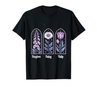 Foxglove Daisy Tulip Beautiful Bloom Inspired by Nature T-Shirt