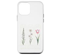 Foxglove Daisy Tulip Bloom Trio Botanical Nature Art Case for iPhone 12 mini