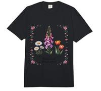Foxglove Daisy Tulip Spring Bloom Botanical Artwork Comfort Colors Adult Heavyweight T-Shirt
