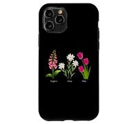 Foxglove Daisy Tulip - Vintage Floral Bloom for Nature Lover Case for iPhone 11 Pro