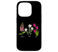 Foxglove Daisy Tulip - Vintage Floral Bloom for Nature Lover Case for iPhone 14 Pro