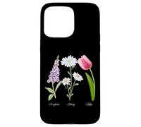 Foxglove Daisy Tulip - Vintage Floral Bloom for Nature Lover Case for iPhone 15 Pro Max
