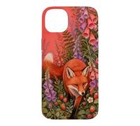 Foxglove Fox in a Secret Garden Case for iPhone 14 Plus