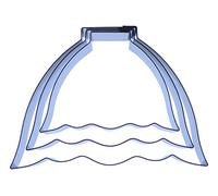 Foxglove Sugarcraft Cutter Set of 3 - Stainless Steel - Made in The UK