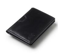 FOXHACKLE Leather Credit Card Wallet for Men and Women, Thin Bifold RFID Blocking Wallet, Slim Front Pocket Minimalist Card Holder Wallet, Small Card Case