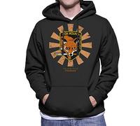 Foxhound Retro Japanese Metal Gear Solid Men's Hooded Sweatshirt Black