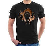 Foxhound Symbol Dirty Brass Metal Gear Solid Men's T-Shirt Black