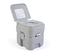 BIRCHTREE 20L Portable Toilet Flush Caravan Camping Travel WC Loo Porta Potty