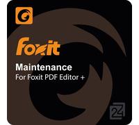 Foxit PDF Editor + Maintenance Contract 1 Year 1 - 9 User(s)