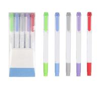 Foxkiker Set Dual Heads Bunte Highlighter Stifts for School office Studies Practically for marking notes documents and teaching material (A light color)
