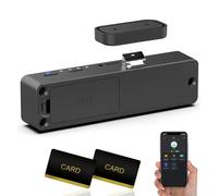 Foxlock Smart Cabinet Lock, Hidden Magnetic Bluetooth RFID Drawer Lock, No Drill Child Safety Lock for Cupboards & Drawers, Invisible Keyless Latch for Kitchen Cabinets, Dressers and Furniture