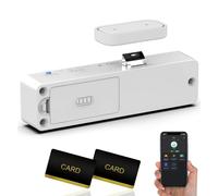 Foxlock Smart Cabinet Lock, Hidden Magnetic Bluetooth RFID Drawer Lock, No Drill Child Safety Lock for Cupboards & Drawers, Invisible Keyless Latch for Kitchen Cabinets, Dressers and Furniture