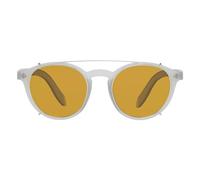 Foxmans™ Blue Light Glasses for Men & Women | Premium Eye Protection for Gaming, Work & Night Driving | Reduce Eye Strain & Improve Sleep | Trusted UK Brand | Lennon Everyday w Clipon (Crystal Frame)