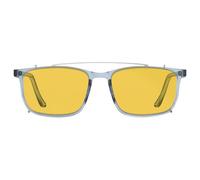 Foxmans Stylish Blue Light Blocking Glasses for Men & Women | Protection Against Computer & Digital Eye Strain & Headaches | UK Brand | Harrison Everyday Lens & Heavy Duty Clip-ons (Crystal)