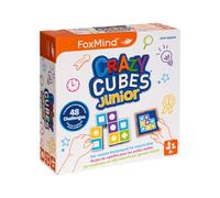 FoxMind 3100236 Crazy Cubes Junior, Great Puzzle Fun for Children, Fast Dice Puzzle for 1-4 People, Brainteaser from 4 Years, Family Game