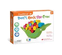 Foxmind Games : Don't Rock The Croc, Stacking and Balancing Building Blocks Kids Board Games for 3 years old and up, Educational Kids Toys, Gifts for 3 year Olds Girls and Boys