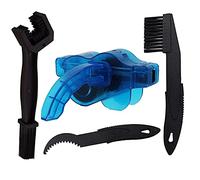 FOXNSK Bike Chain Cleaner Kit, Easy and Quick Clean Chains Scrubber Gear Brush Maintenance Cleaning Tool Set for Road Bicycle Mountain Bikes MTB