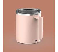 FOXNSK Self Stirring Mug, 360ML Self Stirring Coffee Mug Magnetic Stirring Mug Electric Magnetic Stirring Coffee Mug Electric Mixing Cup Suitable for Coffee/Milk/Hot Chocolate (Pink)