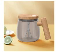 FOXNSK Self Stirring Mug, Electric Mixing Cup Self Stirring Coffee Mug High Borosilicate Glass Mixing Coffee Mug Rotating Home Office Travel Stirring Cup Suitable for Coffee/Milk/Protein Powder