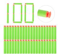 Foxom Suction Cup Arrows, Suction Cup Darts Refill Pack For Nerf N-Strike Elite Series Blasters, Green with red