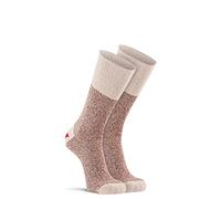 FoxRiver Red Heel Monkey Socks 1 Pair-Medium Brown Heather