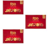 Fox's Biscuits 3 x 275g Fabulous Biscuit Selection Assorted Milk Chocolates Fudge Sundaes Cookies Creams Sweet Snack Food