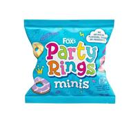 Fox's Burton's Party Rings Minis 40 x 21g | Mini Iced Ring Biscuits | Individually Wrapped Snack Bags | Lunchbox Friendly | Bulk Multipack 840g