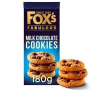Fox's Chunkie Milk Chocolate Cookie, 180g - Pack of 8