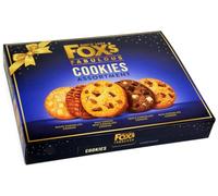 Fox's Fabulous Assortment Cookies 365g - Four Varities | Milk, White, Triple & Half Coated Milk Chocolate Flavours | Selection Box Christmas | Christmas Gifting for Friends and Family