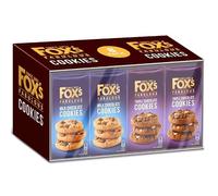 Fox's Fabulous Chocolate Lovers Cookie Assortment - 8 x 180g Mix Pack | 4 Triple Chocolate & 4 Milk Chocolate | Vegetarian-Friendly Treats