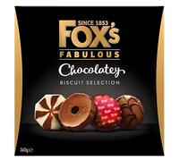 Fox's Fabulous Chocolatey Biscuits Gourmet Assorted Cookies Decadent Snack Perfect Foodie Gift - 365g Treats Delight