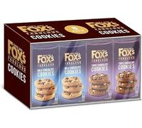 Fox's Fabulous cookies Assortment Bundle, 8 x 180g, 4 Triple Chocolate Cookies & 4 Milk Chocolate By SHOP4LESS