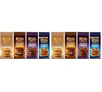 Fox's Fabulous cookies, Four Luxury Flavours of Milk, Triple, Half-Coated & White Chocolate Biscuits for special Occasions, Supreme Gift to share with friends and Family ((4 Mix Flavours)) (Pack of 2)