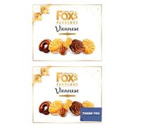 Fox's Fabulous Viennese Biscuit Selection Assortment 350g - Pack of 2