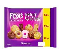 Fox's Favourites 9 Varieties Biscuit Selection, 6 × 350 g Packs