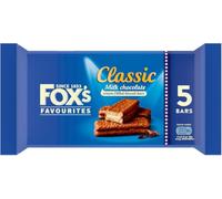Fox's Favourites Classic Milk Chocolate Cream Filled Biscuit Bars 5 x 25g (125g)